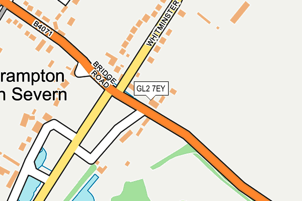 GL2 7EY map - OS OpenMap – Local (Ordnance Survey)