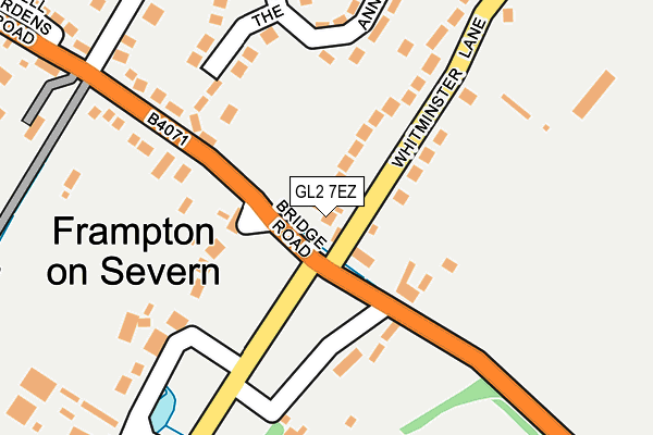 GL2 7EZ map - OS OpenMap – Local (Ordnance Survey)