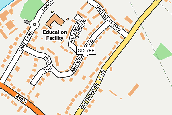 GL2 7HH map - OS OpenMap – Local (Ordnance Survey)