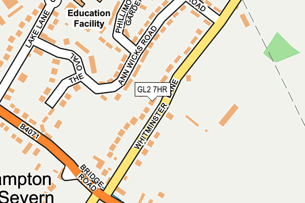 GL2 7HR map - OS OpenMap – Local (Ordnance Survey)