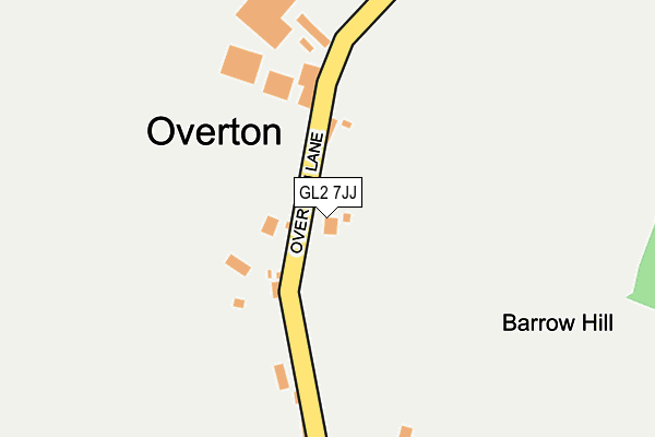 GL2 7JJ map - OS OpenMap – Local (Ordnance Survey)