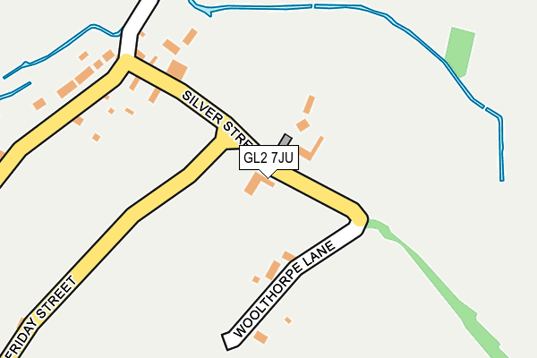 GL2 7JU map - OS OpenMap – Local (Ordnance Survey)