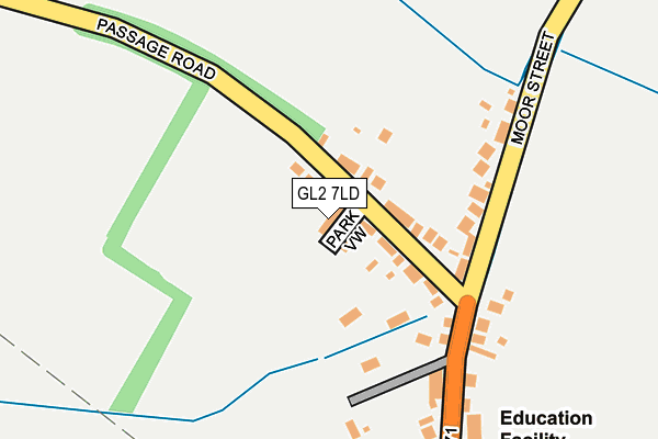 GL2 7LD map - OS OpenMap – Local (Ordnance Survey)