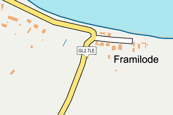 GL2 7LE map - OS OpenMap – Local (Ordnance Survey)