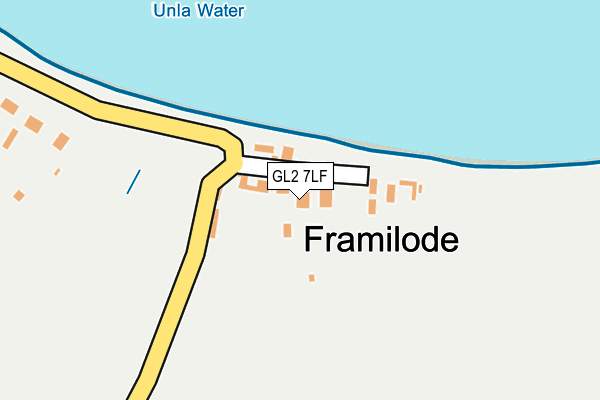GL2 7LF map - OS OpenMap – Local (Ordnance Survey)