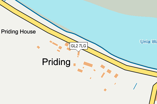 GL2 7LG map - OS OpenMap – Local (Ordnance Survey)
