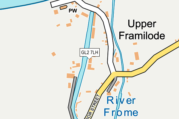 GL2 7LH map - OS OpenMap – Local (Ordnance Survey)