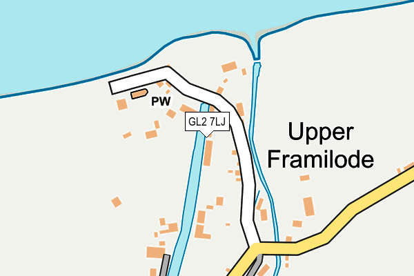 GL2 7LJ map - OS OpenMap – Local (Ordnance Survey)