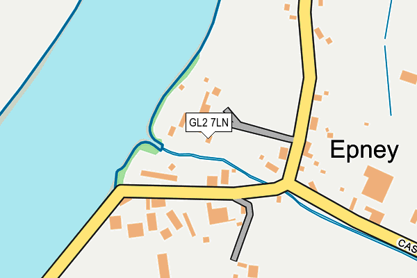 GL2 7LN map - OS OpenMap – Local (Ordnance Survey)
