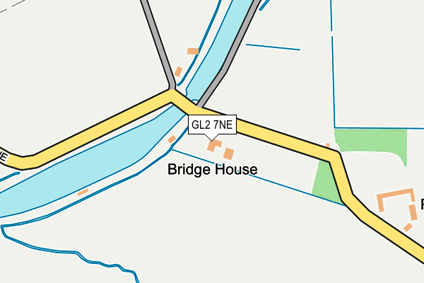 GL2 7NE map - OS OpenMap – Local (Ordnance Survey)