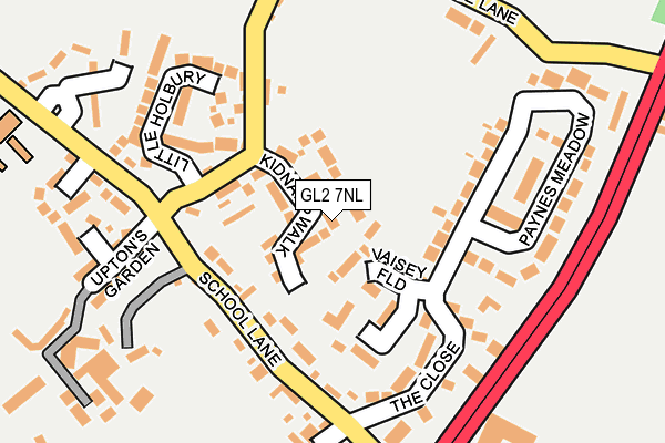 GL2 7NL map - OS OpenMap – Local (Ordnance Survey)