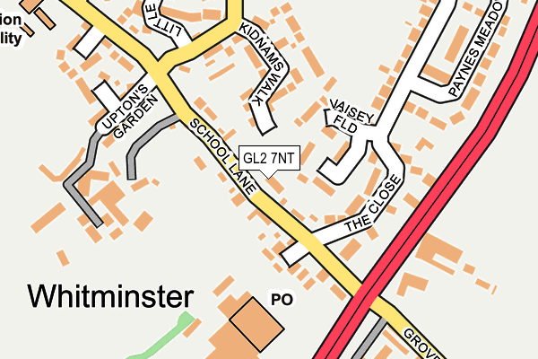 GL2 7NT map - OS OpenMap – Local (Ordnance Survey)