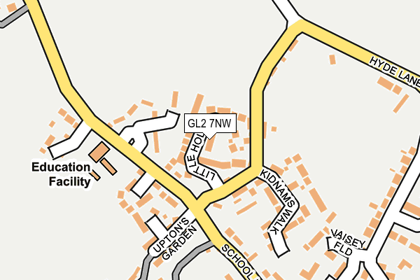 GL2 7NW map - OS OpenMap – Local (Ordnance Survey)