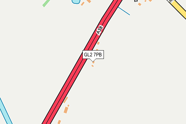 GL2 7PB map - OS OpenMap – Local (Ordnance Survey)