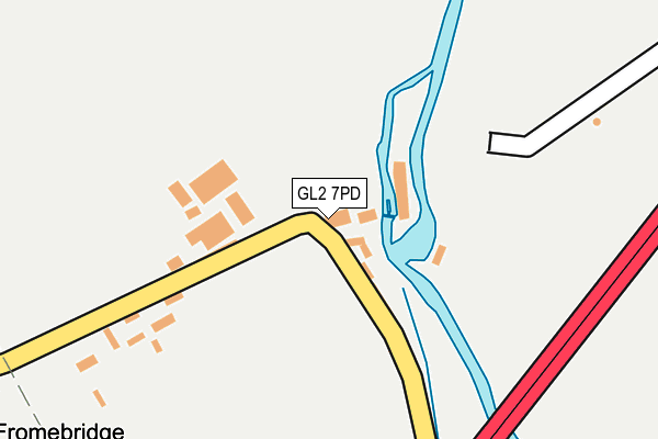 GL2 7PD map - OS OpenMap – Local (Ordnance Survey)