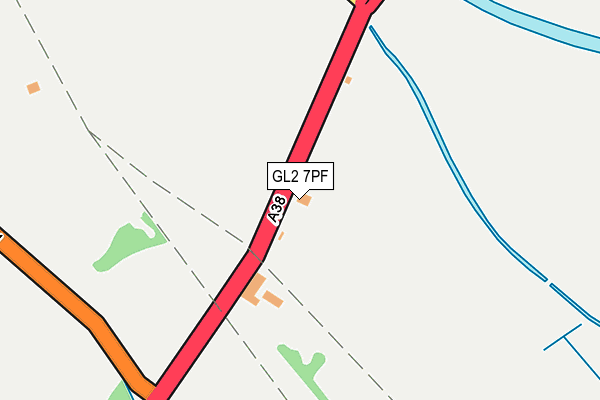 GL2 7PF map - OS OpenMap – Local (Ordnance Survey)