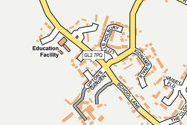GL2 7PQ map - OS OpenMap – Local (Ordnance Survey)