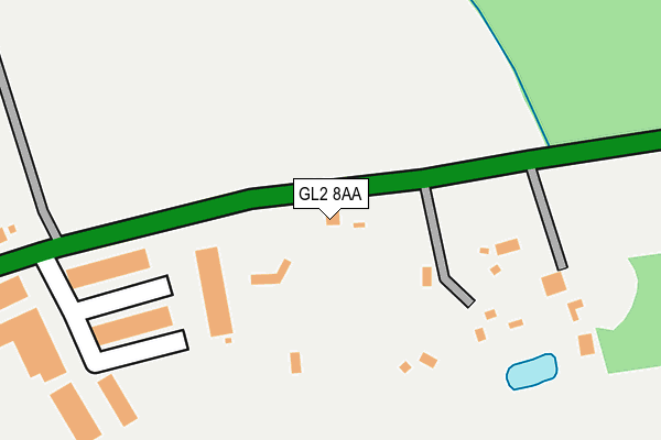 GL2 8AA map - OS OpenMap – Local (Ordnance Survey)