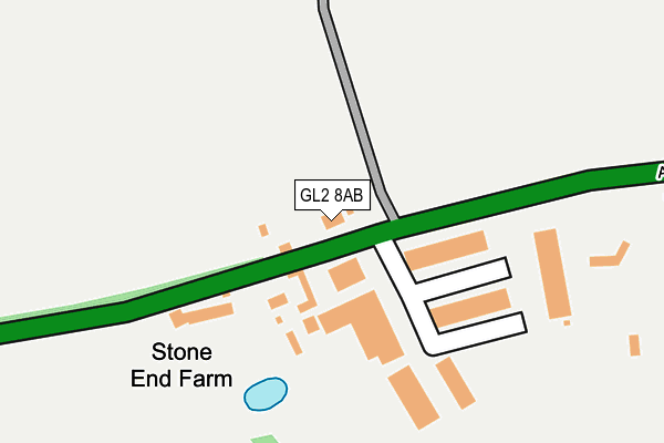 GL2 8AB map - OS OpenMap – Local (Ordnance Survey)