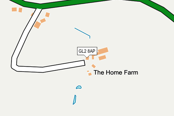 GL2 8AP map - OS OpenMap – Local (Ordnance Survey)