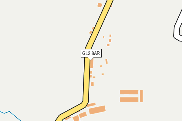 GL2 8AR map - OS OpenMap – Local (Ordnance Survey)