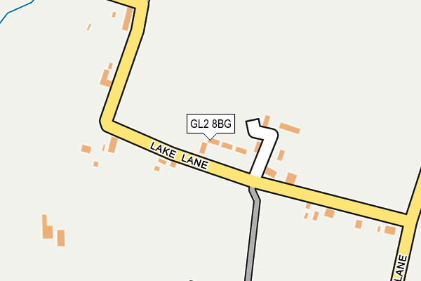 GL2 8BG map - OS OpenMap – Local (Ordnance Survey)