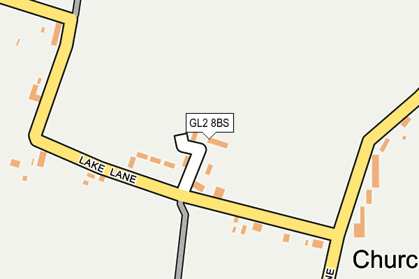 GL2 8BS map - OS OpenMap – Local (Ordnance Survey)