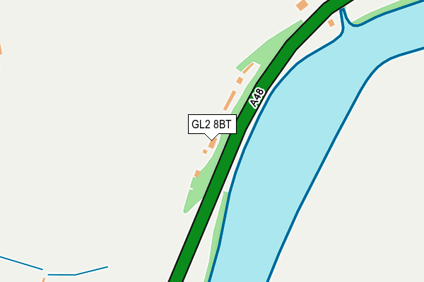 GL2 8BT map - OS OpenMap – Local (Ordnance Survey)