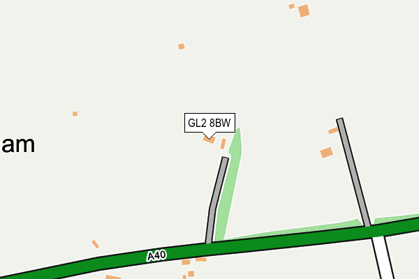 GL2 8BW map - OS OpenMap – Local (Ordnance Survey)