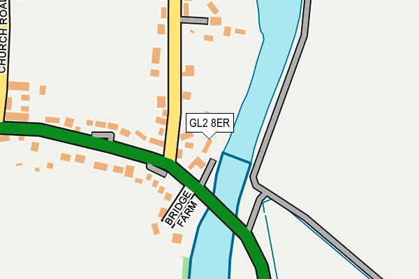 GL2 8ER map - OS OpenMap – Local (Ordnance Survey)