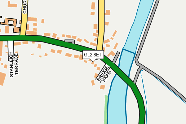 GL2 8ET map - OS OpenMap – Local (Ordnance Survey)