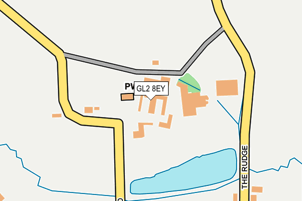 GL2 8EY map - OS OpenMap – Local (Ordnance Survey)