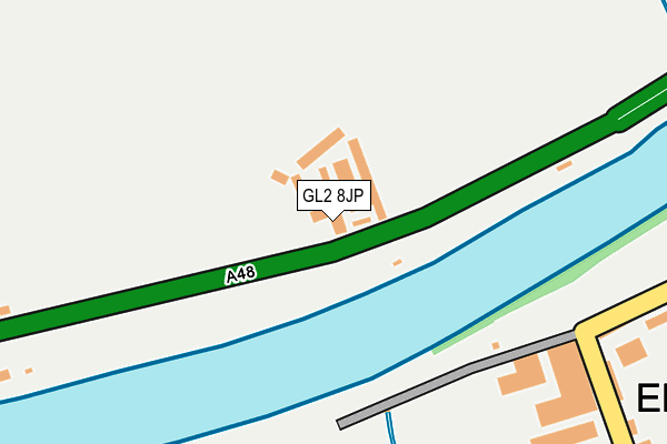 GL2 8JP map - OS OpenMap – Local (Ordnance Survey)