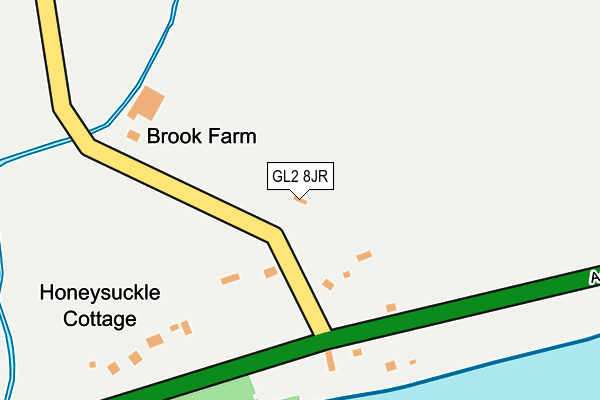 GL2 8JR map - OS OpenMap – Local (Ordnance Survey)