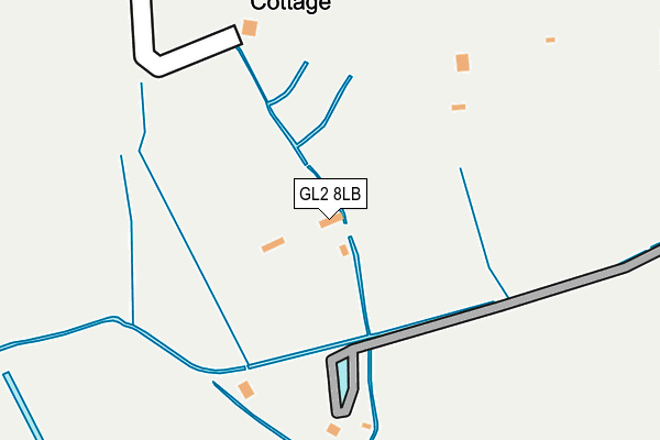 GL2 8LB map - OS OpenMap – Local (Ordnance Survey)