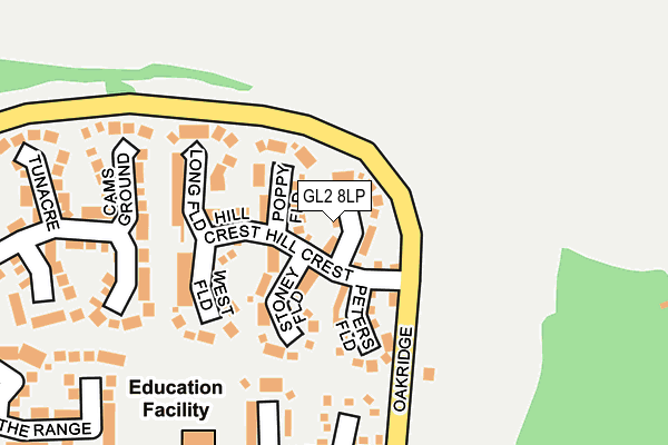 GL2 8LP map - OS OpenMap – Local (Ordnance Survey)
