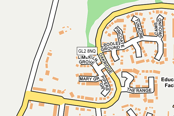 GL2 8NQ map - OS OpenMap – Local (Ordnance Survey)