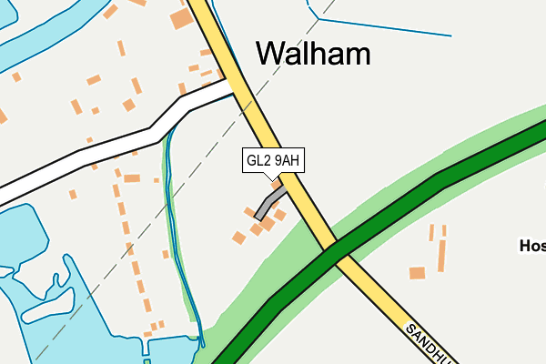 GL2 9AH map - OS OpenMap – Local (Ordnance Survey)