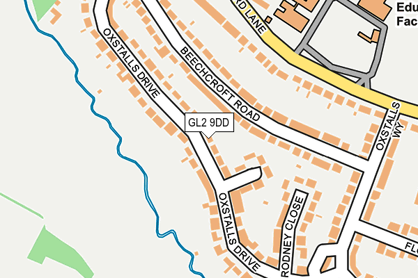 GL2 9DD map - OS OpenMap – Local (Ordnance Survey)