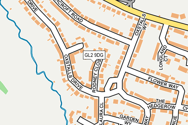 GL2 9DG map - OS OpenMap – Local (Ordnance Survey)