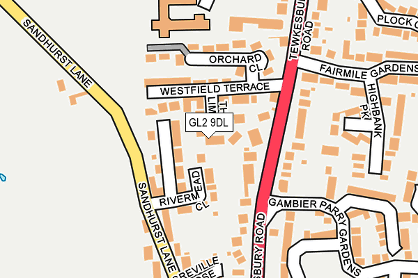 GL2 9DL map - OS OpenMap – Local (Ordnance Survey)