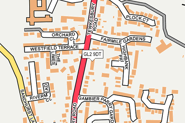 GL2 9DT map - OS OpenMap – Local (Ordnance Survey)