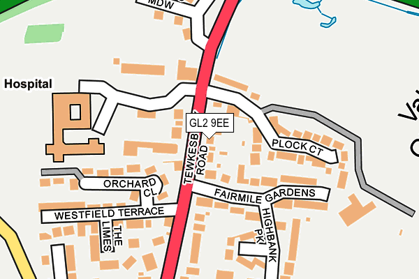 GL2 9EE map - OS OpenMap – Local (Ordnance Survey)