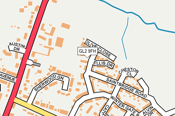 GL2 9FH map - OS OpenMap – Local (Ordnance Survey)