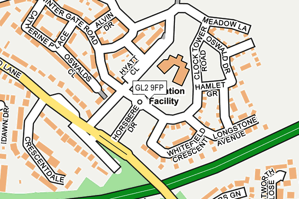 GL2 9FP map - OS OpenMap – Local (Ordnance Survey)