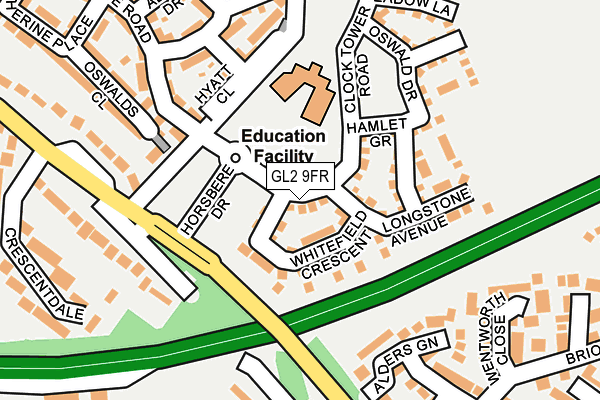 GL2 9FR map - OS OpenMap – Local (Ordnance Survey)