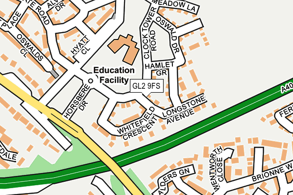 GL2 9FS map - OS OpenMap – Local (Ordnance Survey)