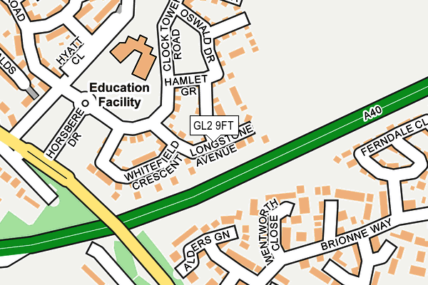 GL2 9FT map - OS OpenMap – Local (Ordnance Survey)