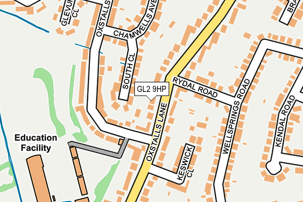 GL2 9HP map - OS OpenMap – Local (Ordnance Survey)