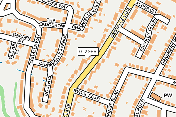 GL2 9HR map - OS OpenMap – Local (Ordnance Survey)
